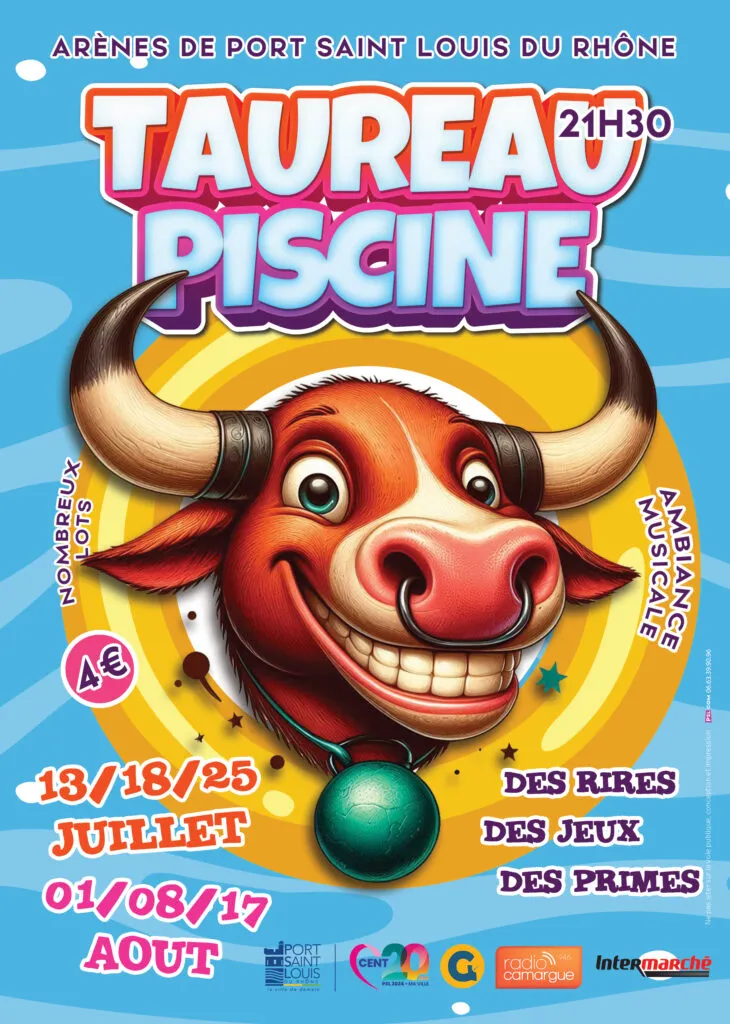 AFFICHE TORO piscine port saint louis