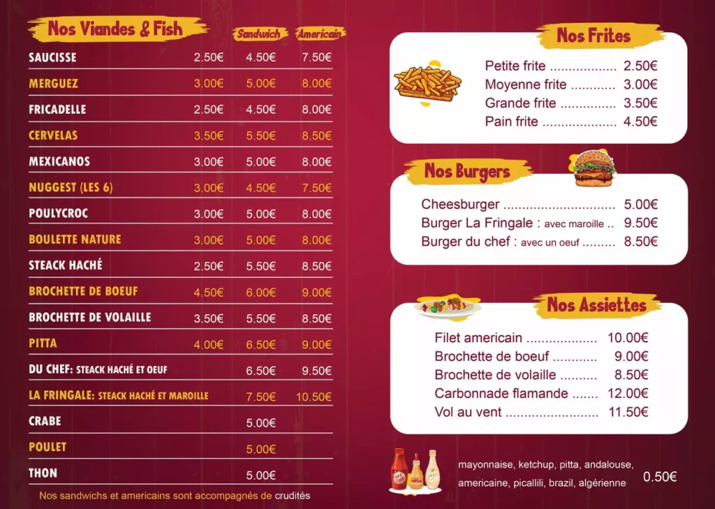 la fringuale restaurant port saint louis menu2 copie