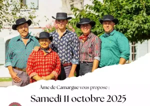 Affiche sortie Manade Laurent avec Âme de Camargue