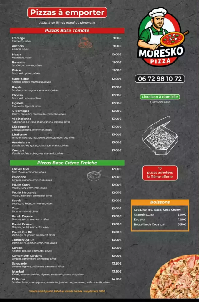MORESKO PIZZA PORT SAINT LOUIS DU RHONE copie