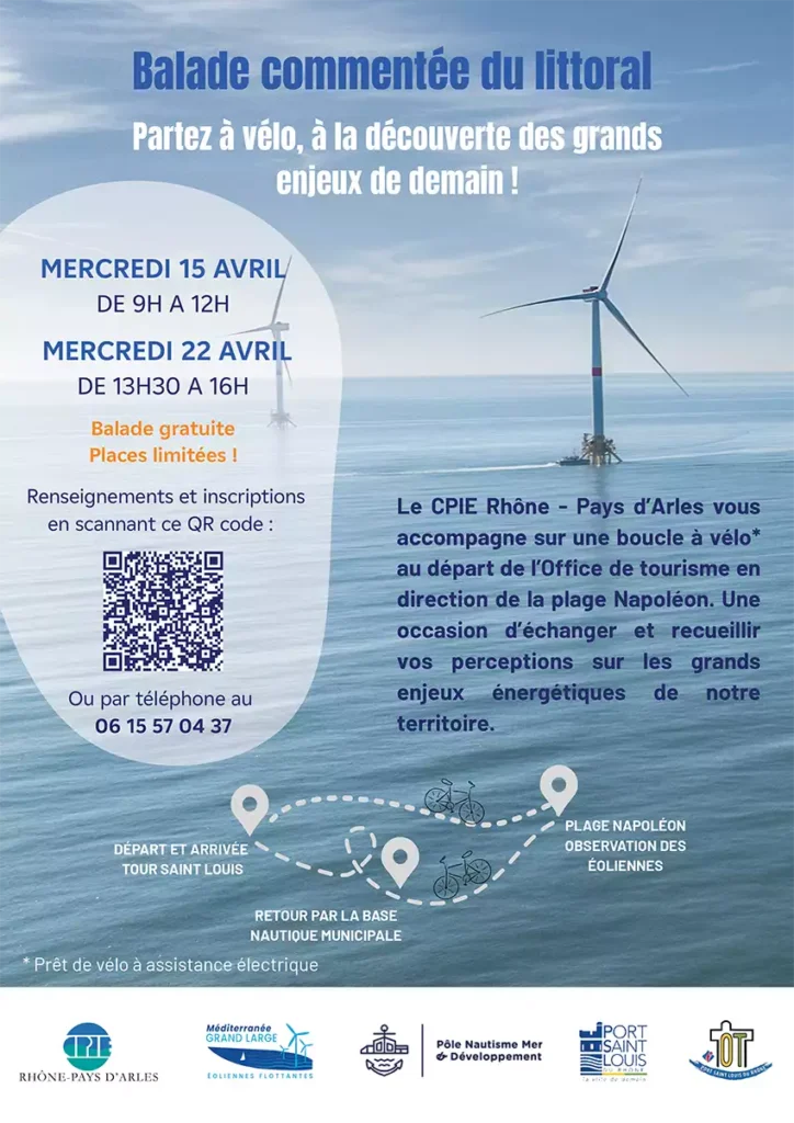 Affiche Balades commentees du littoral 2026