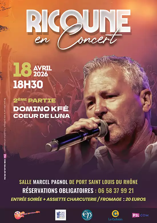 Ricoune en concert à Port Saint Louis