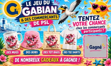 Le Jeu du Gabian & des Commerçants de PSL : plus de 1 500 € de cadeaux à gagner !