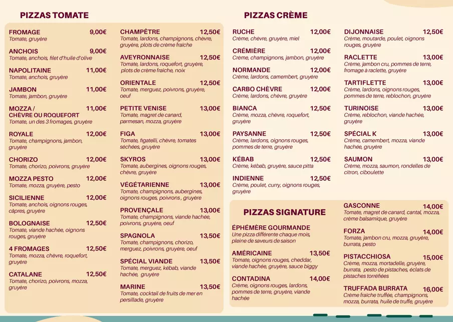 Pizzeria La Petite Venise : Florent vous propose une nouvelle carte à Port Saint Louis du Rhône 4 menu 2 pizzeria la petite venise port saint louis