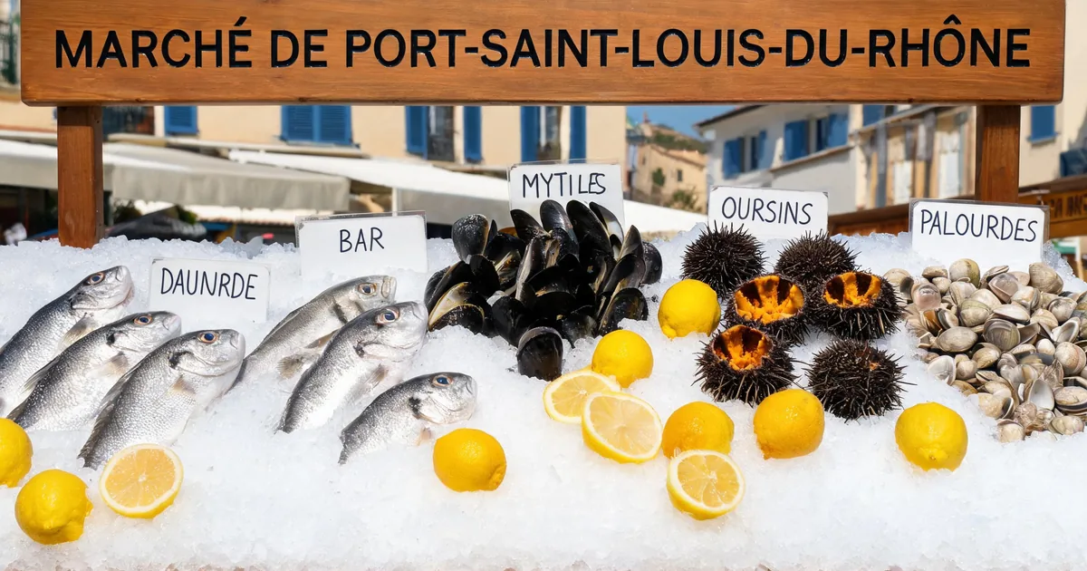 Poisson frais et coquillages à Port Saint Louis du Rhône