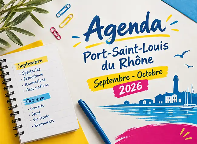 Port-Saint-Louis-du-Rhône : l'agenda de la rentrée, de septembre à fin octobre 2026 1 agenda psl