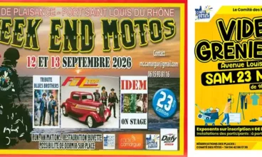 Port-Saint-Louis-du-Rhône : rassemblement moto et vide grenier pour le week-end des 12 et 13 septembre