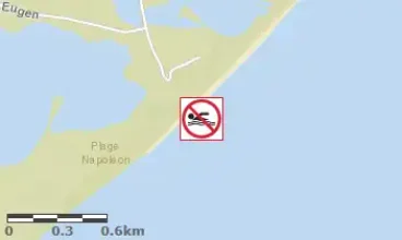 Baignade interdite à la plage Napoléon et Olga à Port-Saint-Louis-du-Rhône