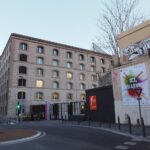 L'entrée de la Friche la Belle de Mai, à Marseille, où les syndicats du spectacle vivant ont tenu leur conférence de presse